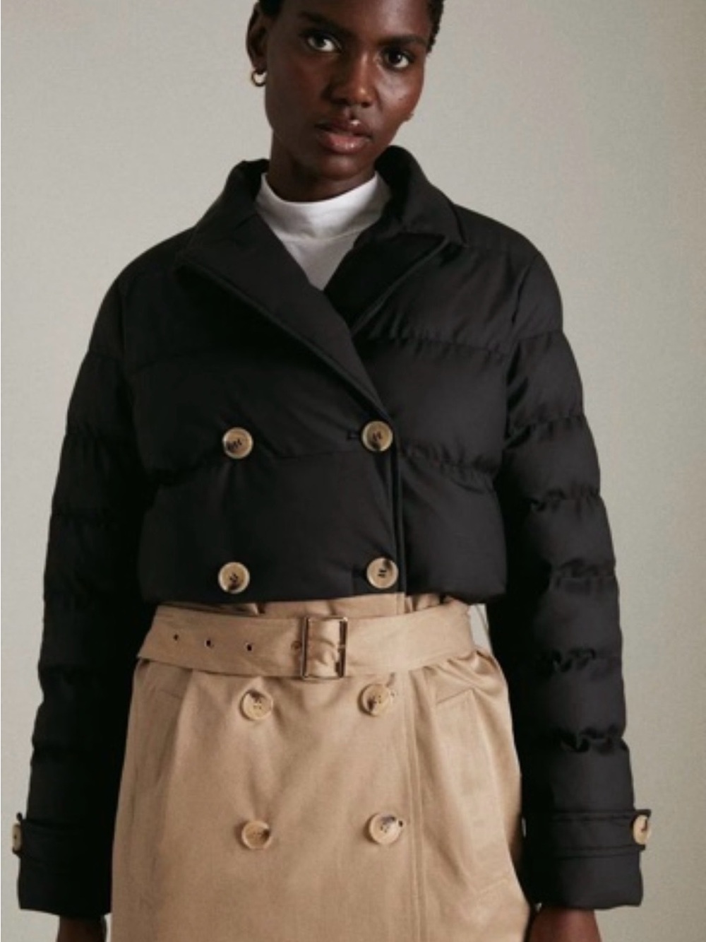 Karen Miller Women's Double-Breasted Coat